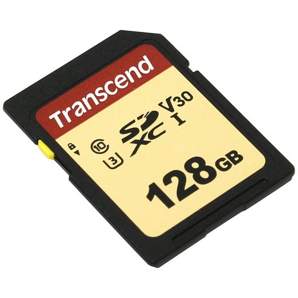 Card de Memorie Transcend SDXC Class 10, 128GB (TS128GSDC500S)