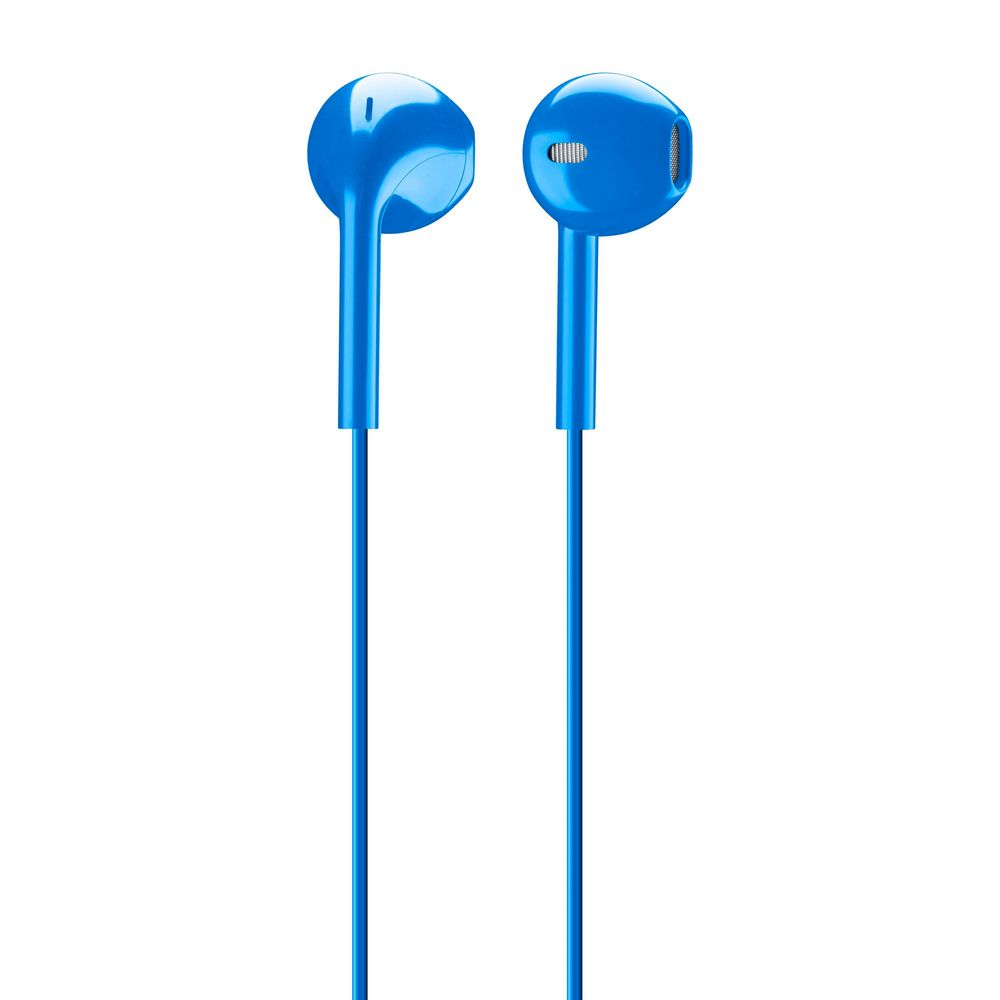 Cellular LIVE EGG-capsule earphone with mic, Blue