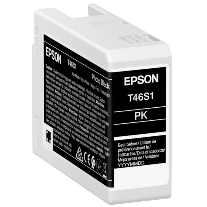 Ink Cartridge Epson T46S1 UltraChrome PRO 10 Ink, Photo Black, C13T46S100