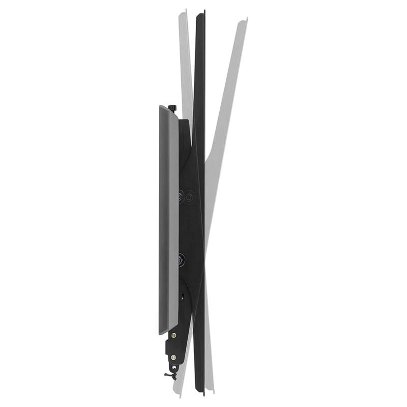 Wall Mount KIVI ''BASIC-48T'' Black 43" - 90" Tilt, max.45kg, VESA mm: up to 400x400mm