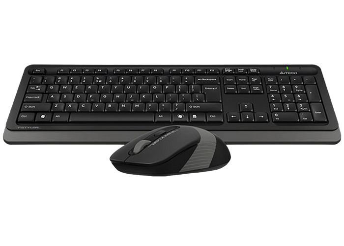 Клавиатура и мышь A4Tech FG1010S, Беспроводное, Серый