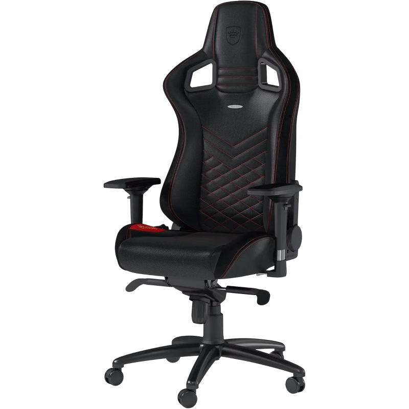 Игровое кресло Noblechairs Epic, Искусственная кожа, Черный/Красный