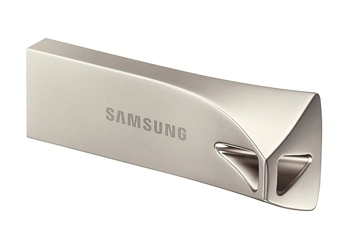 Memorie USB Samsung Bar Plus, 128GB, Argintiu