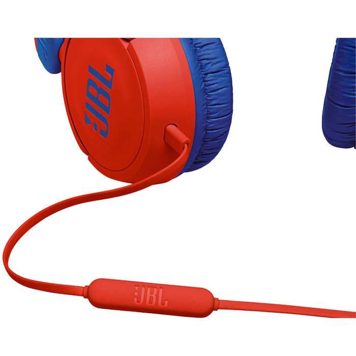 Детские наушники JBL JR310, Bluetooth/Проводное аналоговое, Красный