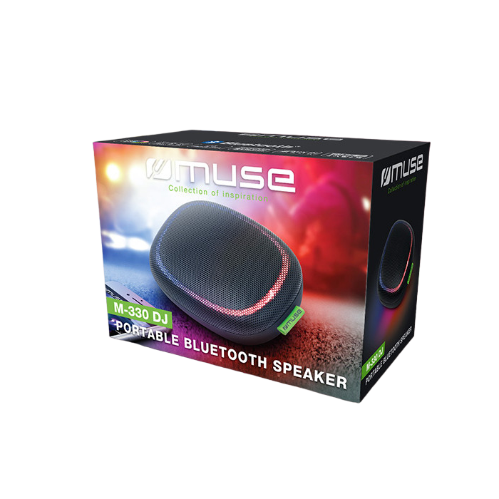 Портативная колонка MUSE M-328 KL, Чёрный