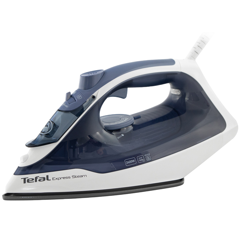 Fier de călcat Tefal FV2837E0, 2400W, Albastru Marin