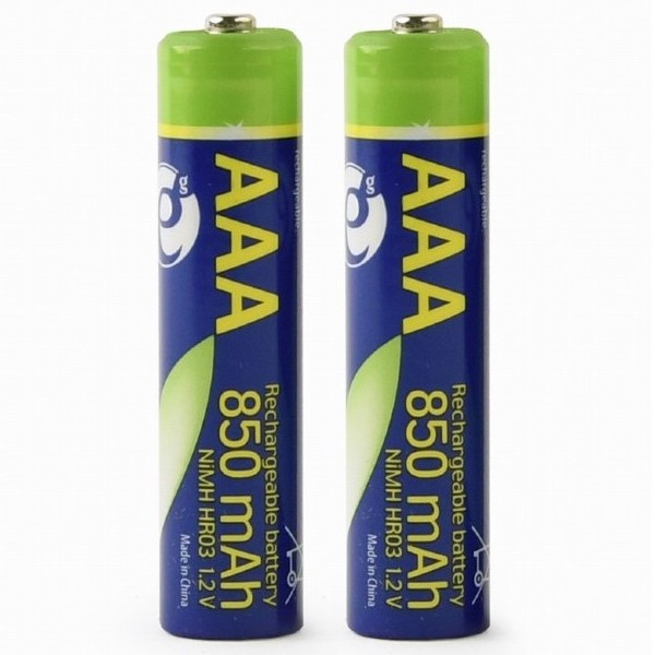 Аккумуляторы Energenie EG-BA-AAA8R-01, AAA, 850мА·ч, 2шт.
