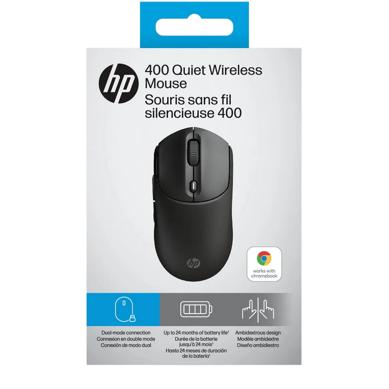 Mouse HP 400 Quiet Fără fir Negru