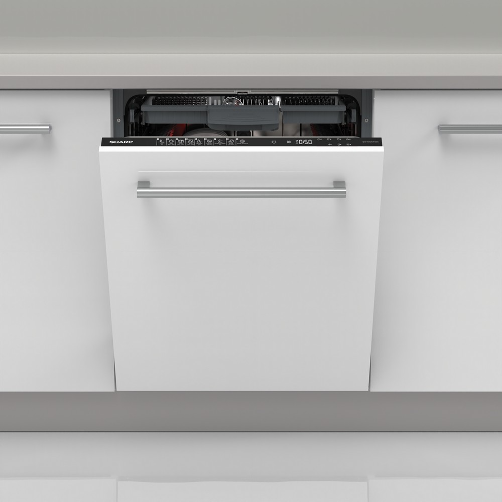 Посудомоечная машина Sharp QWNI54I44DXEU, Белый