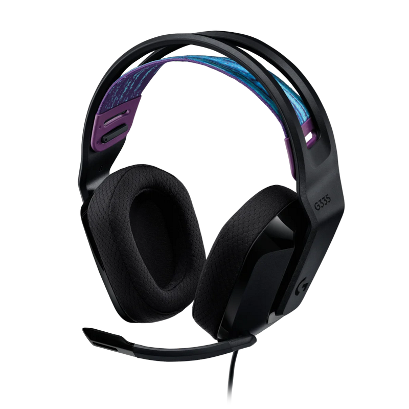 Căști gaming Logitech G335, Cu fir, Negru