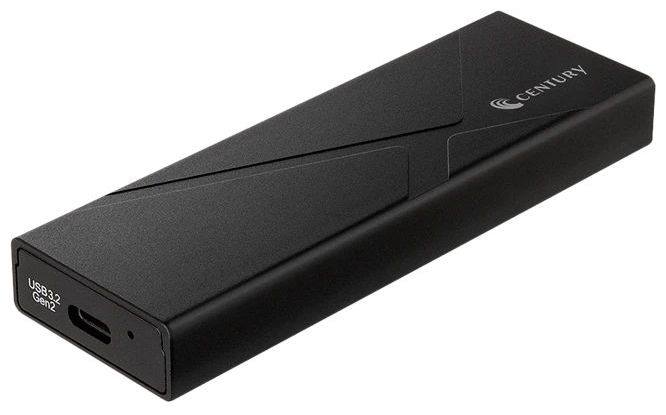 .M.2 SATA /NVMe SSD Enclosure Century "CM2NVSDBU32C" USB3.2 Type-C/A, Durable Aluminum