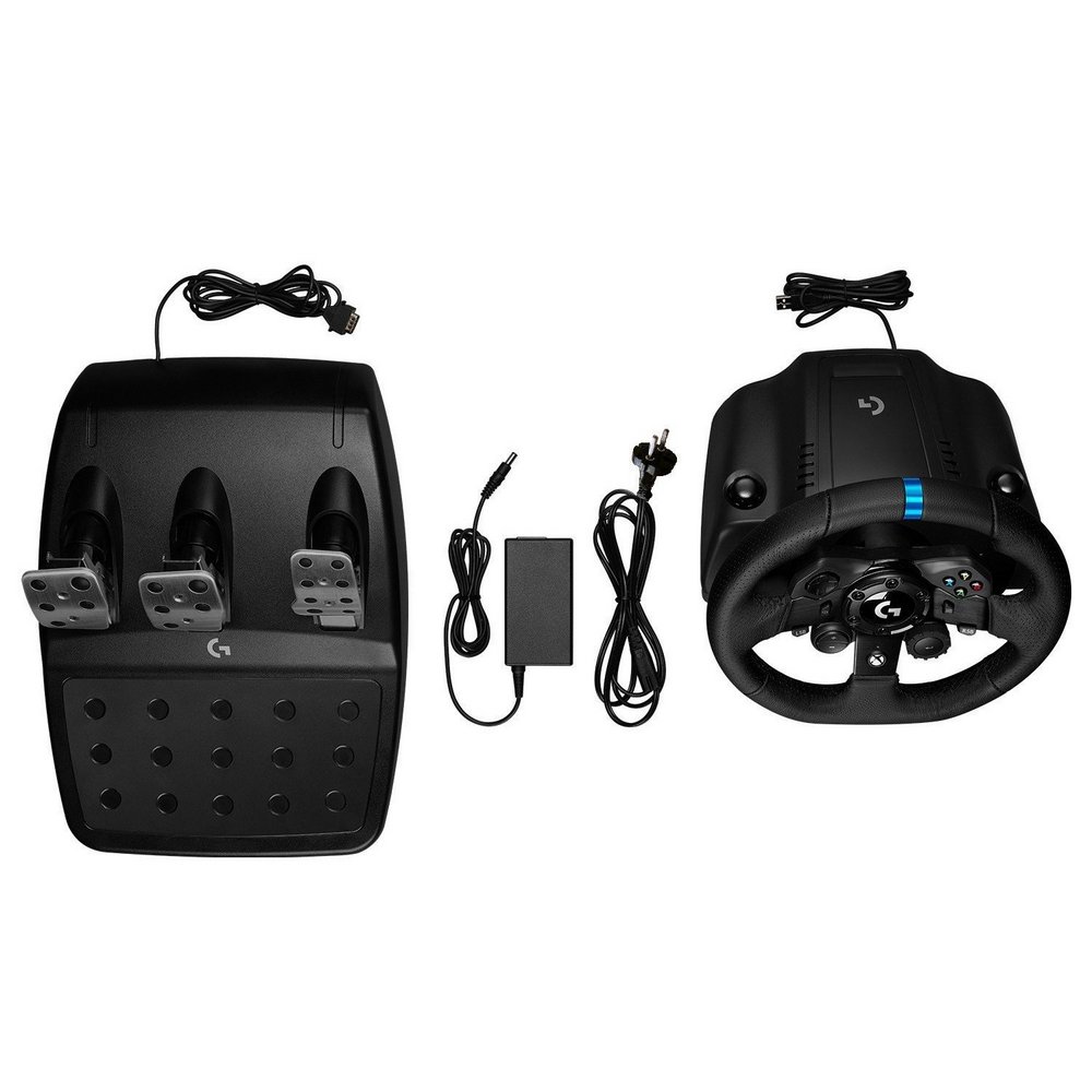 Игровой руль Logitech G923, Чёрный