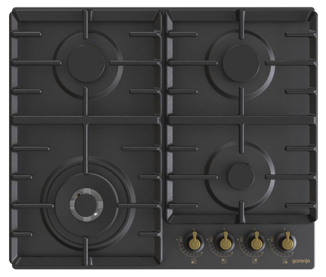Газовая варочная панель Gorenje GW 642 CLB, Чёрный