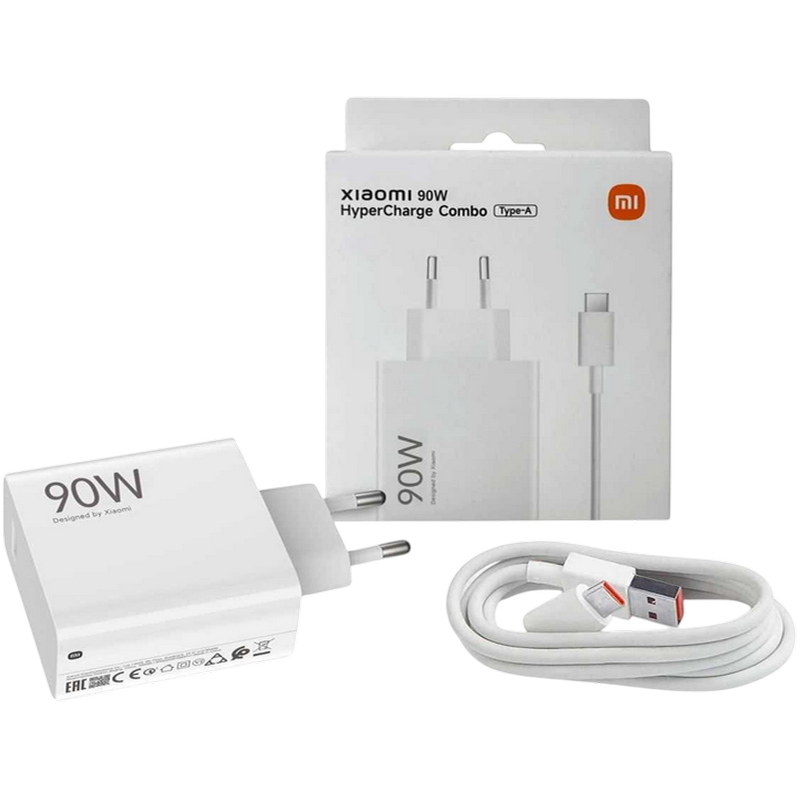 Încărcător Xiaomi HyperCharge Combo (Type-A) Alb