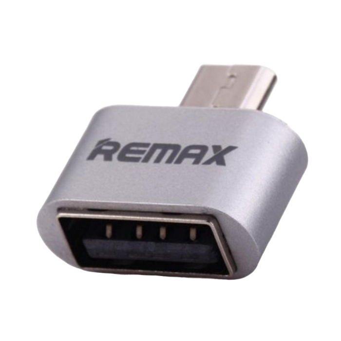 Adapter Remax OTG Micro-USB to USB A, Silver