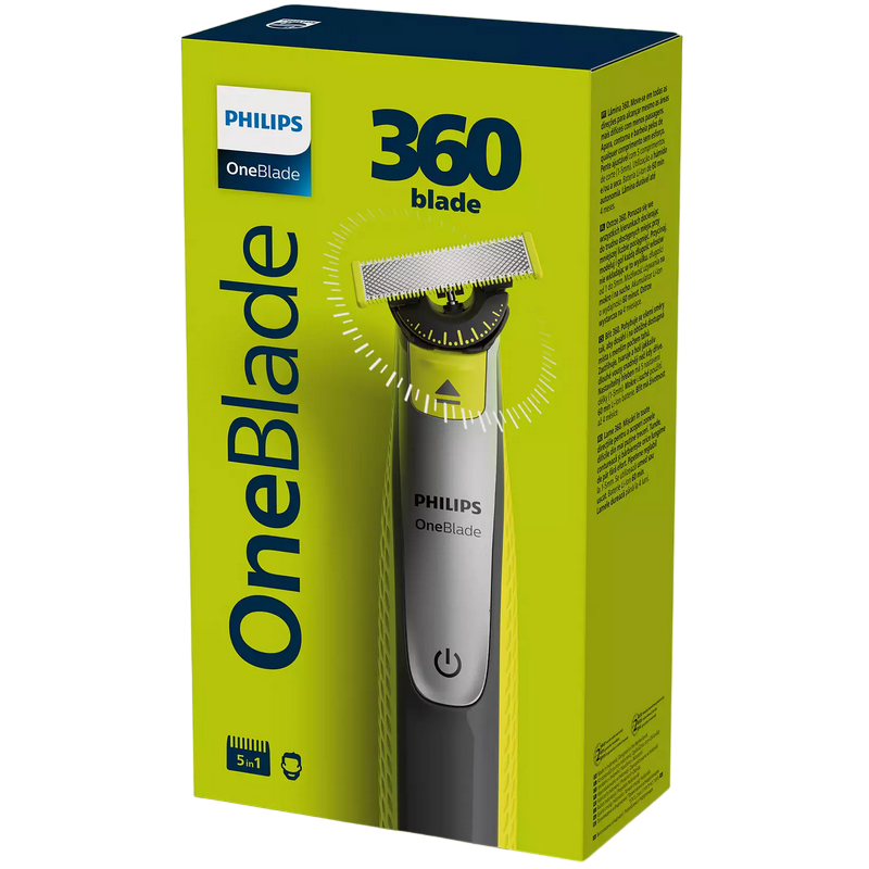 Trimmer pentru bărbați Philips QP2730/20, Negru/Verde