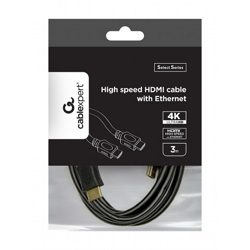 Видео кабель Cablexpert CC-HDMI4L-15, HDMI (M) - HDMI (M), 4,5м, Чёрный