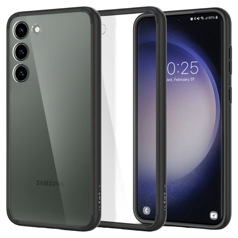 Spigen Samsung S23+, Ultra Hybrid, Matte Black