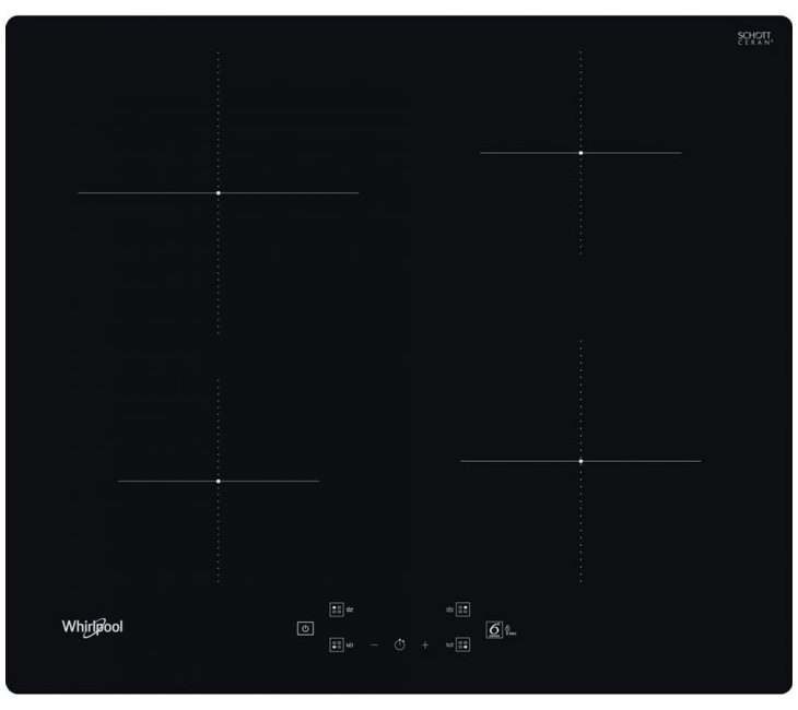 Индукционная варочная панель Whirlpool WS Q7360 NE, Чёрный