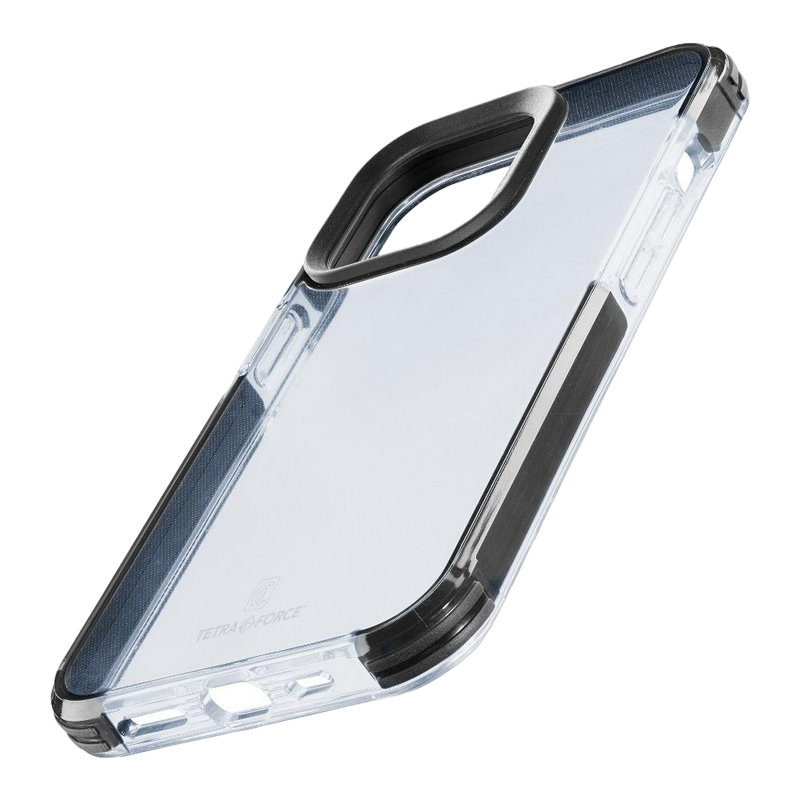 Husă Cellularline Tetra Force Strong Guard - iPhone 15 Pro Max, Transparent