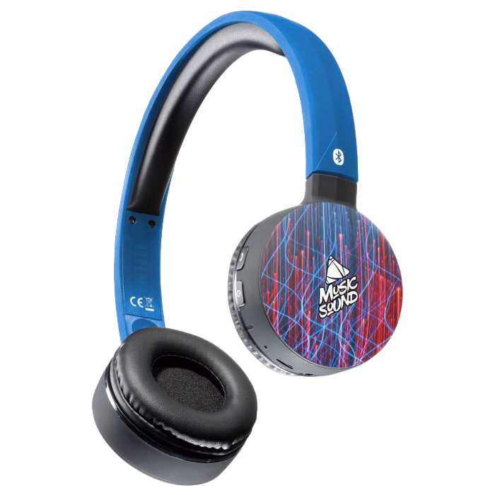 Наушники для домашнего развлечения Cellularline Music Sound, Bluetooth, Синий
