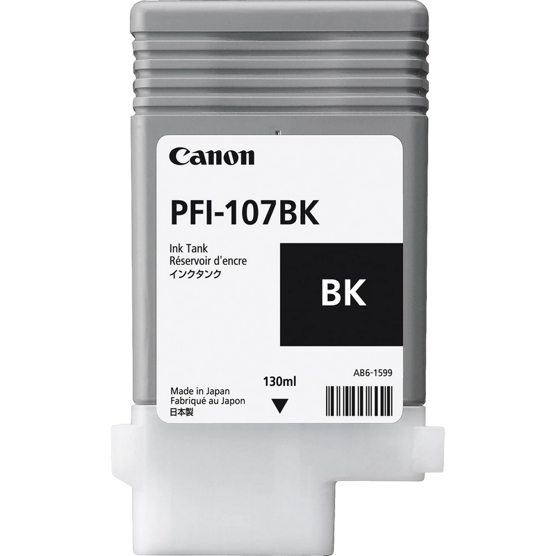 Cartuș de cerneală Canon PFI-107, 130ml, Negru