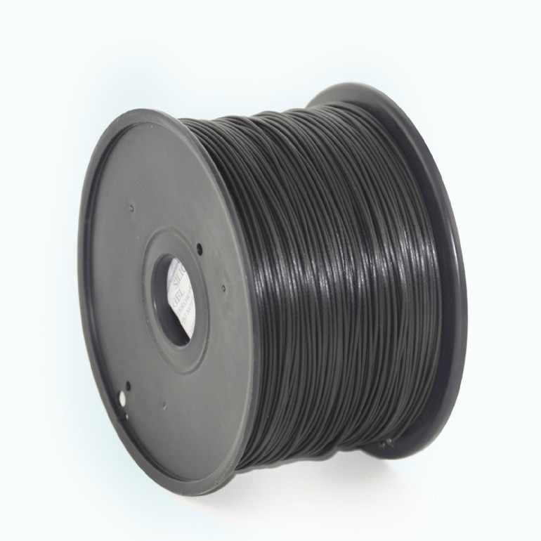 Filament Termoplastic Gembird 3DP-ABS3-01-BK, ABS, Negru, 3.0mm, 1 kg