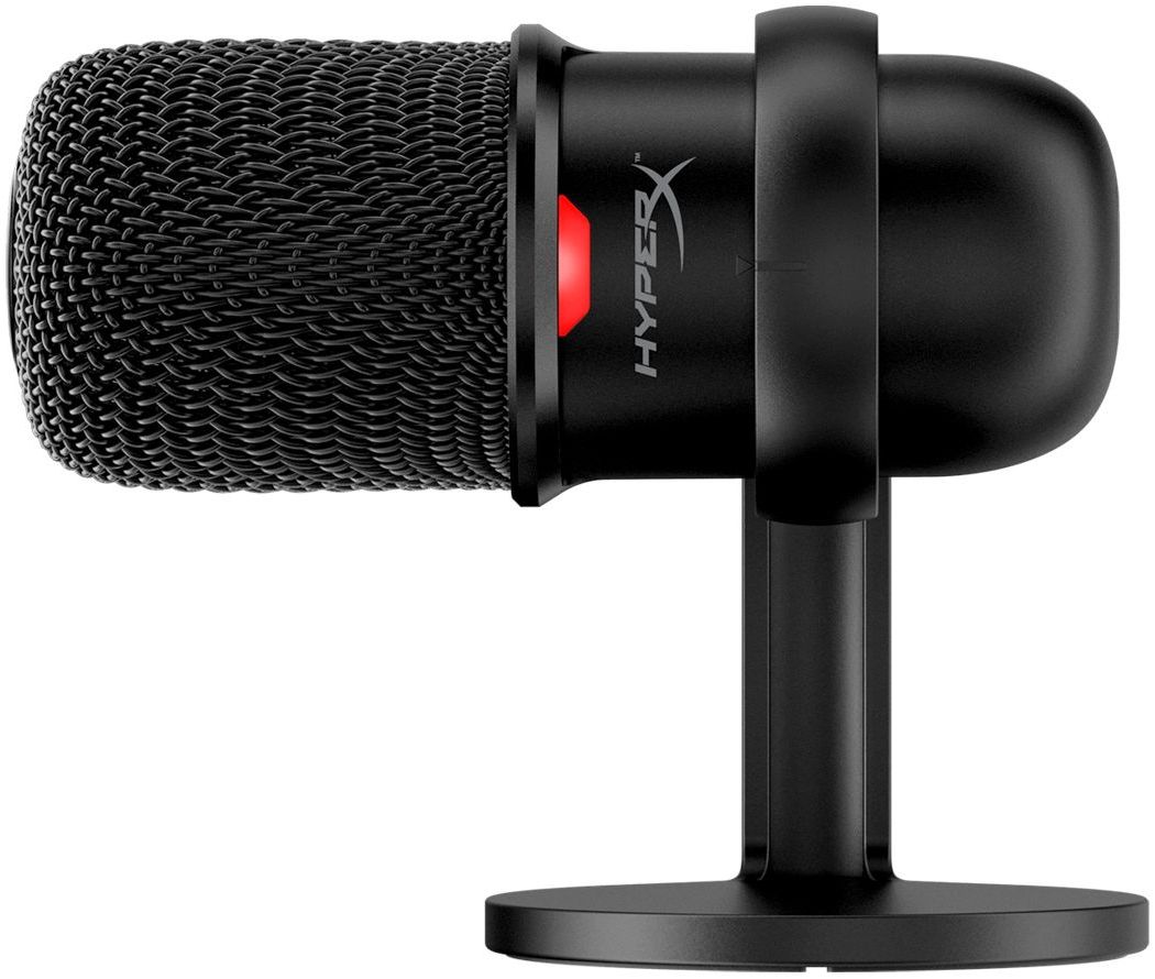 Портативный записывающий микрофон HyperX SoloCast, Проводной аналоговый, Чёрный