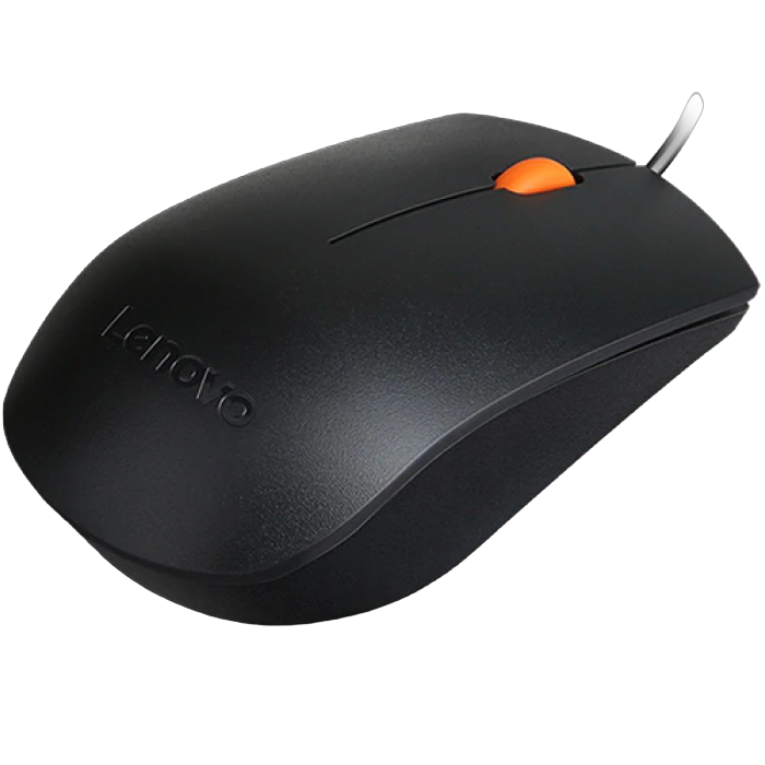 Мышь Lenovo 300 USB, Чёрный