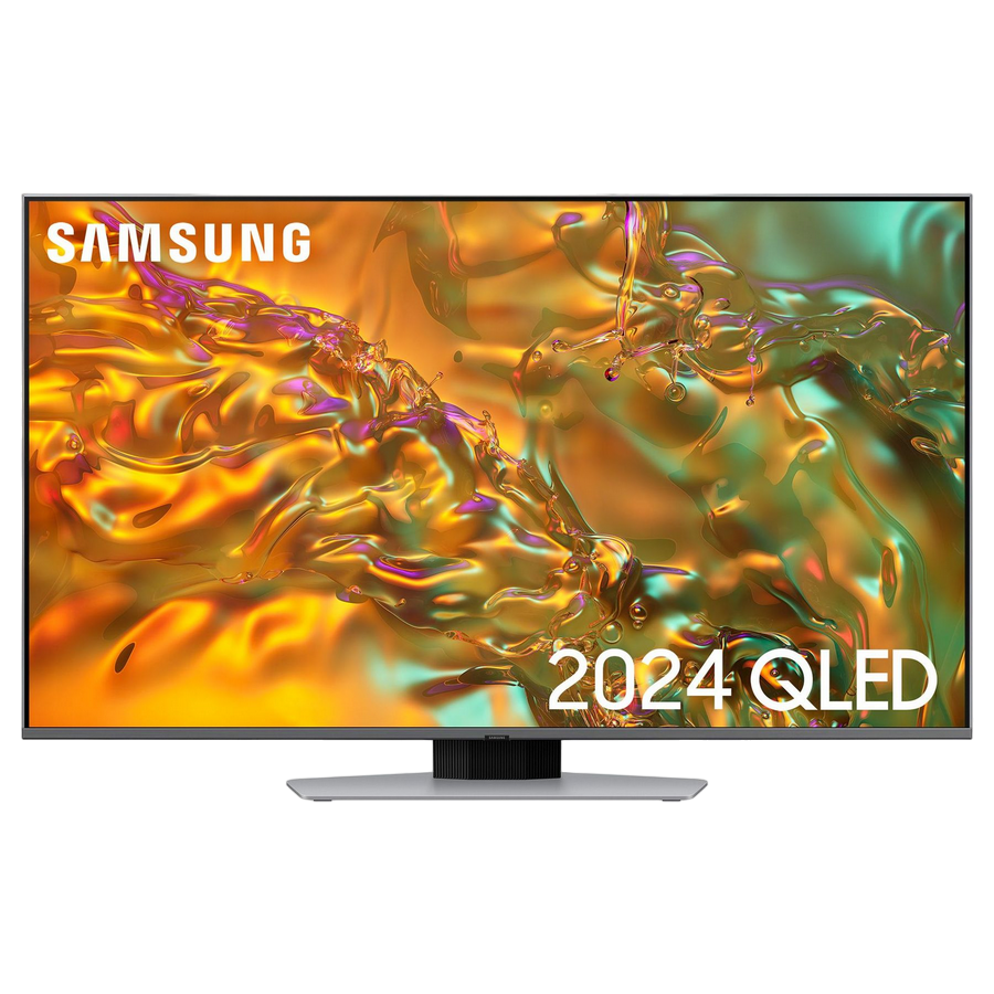 50" QLED SMART TV Samsung QE50Q80DAUXUA, 3840x2160 4K UHD, Tizen 8.0, Argintiu