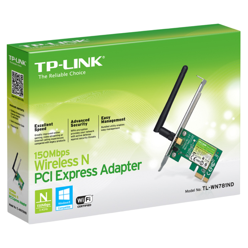PCIe Wireless N LAN Adapter TP-LINK 