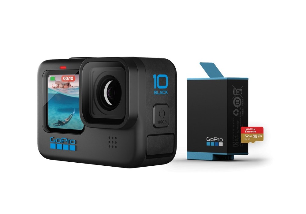 Cameră action GoPro Hero 10, Black.