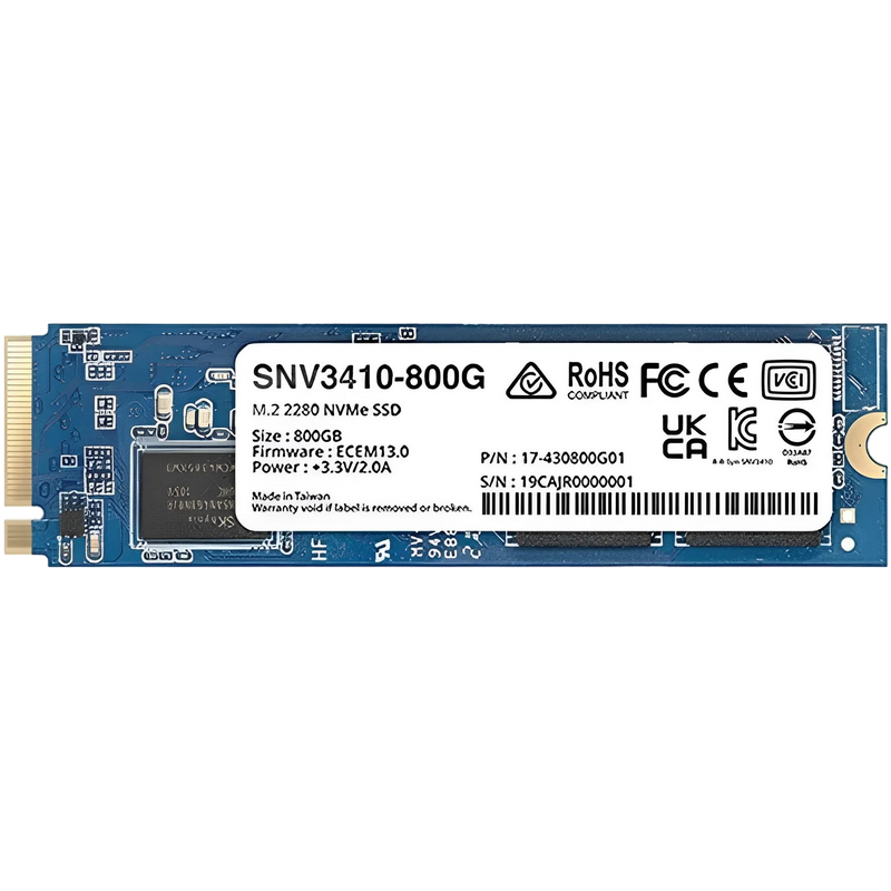 SYNOLOGY M.2 2280 800Gb Enterprise NVMe solid-state drive