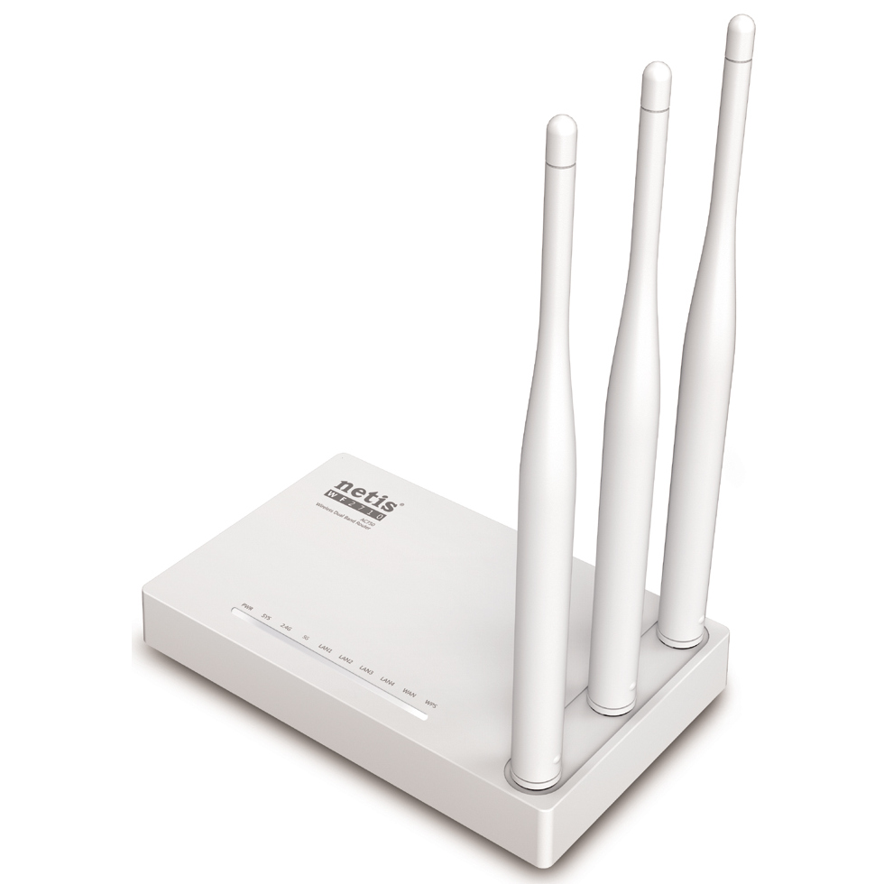 Netis WF2710, IEEE 802.11ac/n/a 5GHz, IEEE 802.11b/g/n 2.4GHz