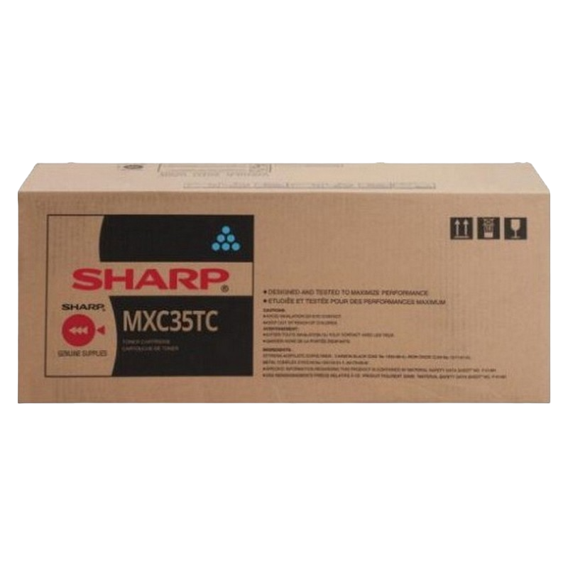 Тонер Sharp MX-C35TC, Голубой