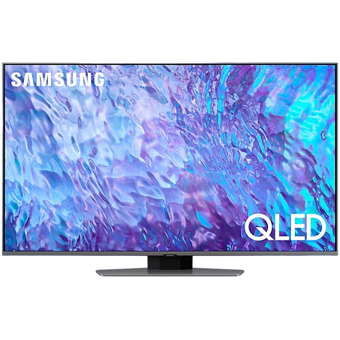 50" LED SMART TV Samsung QE50Q80CAUXUA, QLED 3840x2160, Tizen OS, Silver