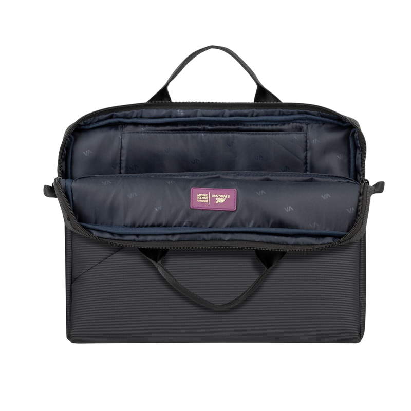 Geantă pentru Laptop Rivacase Tivoli, 13.3", Poliester, Negru