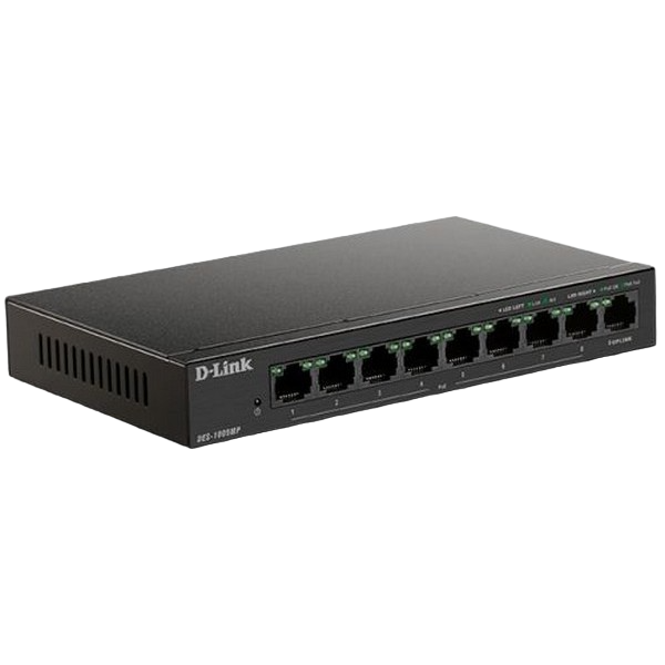 Comutator PoE D-Link DES-1009MP, 8x IEEE 802.3af/at