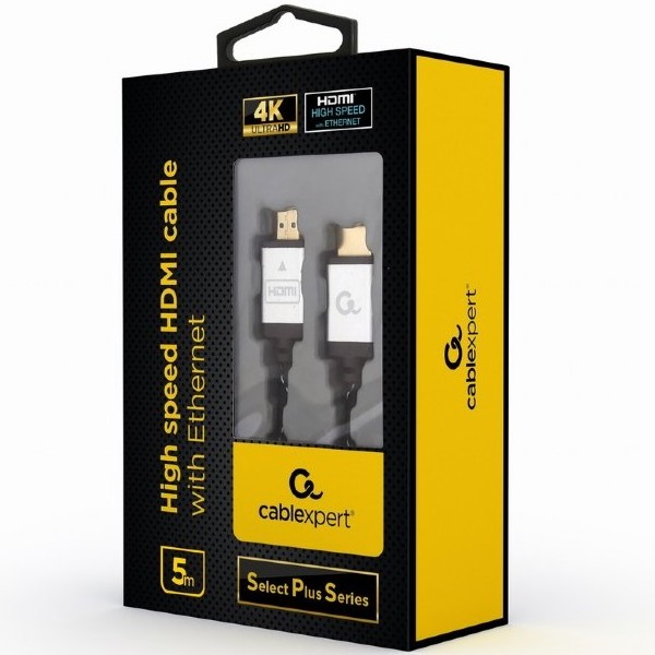 Видео кабель Cablexpert CCB-HDMIL-5M, HDMI (M) - HDMI (M), 5м, Чёрный