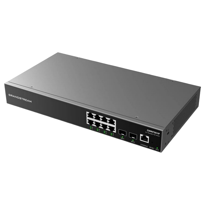 Comutator PoE Grandstream GWN7801P, IEEE 802.3af/at