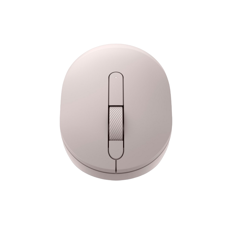 Wireless Mouse Dell MS3320W, Optical, 1600dpi, 3 buttons, 2.4 GHz/BT, 1xAA, Ash Pink