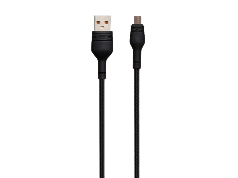 Micro-USB Cable XO, Brainded, NB55, Black