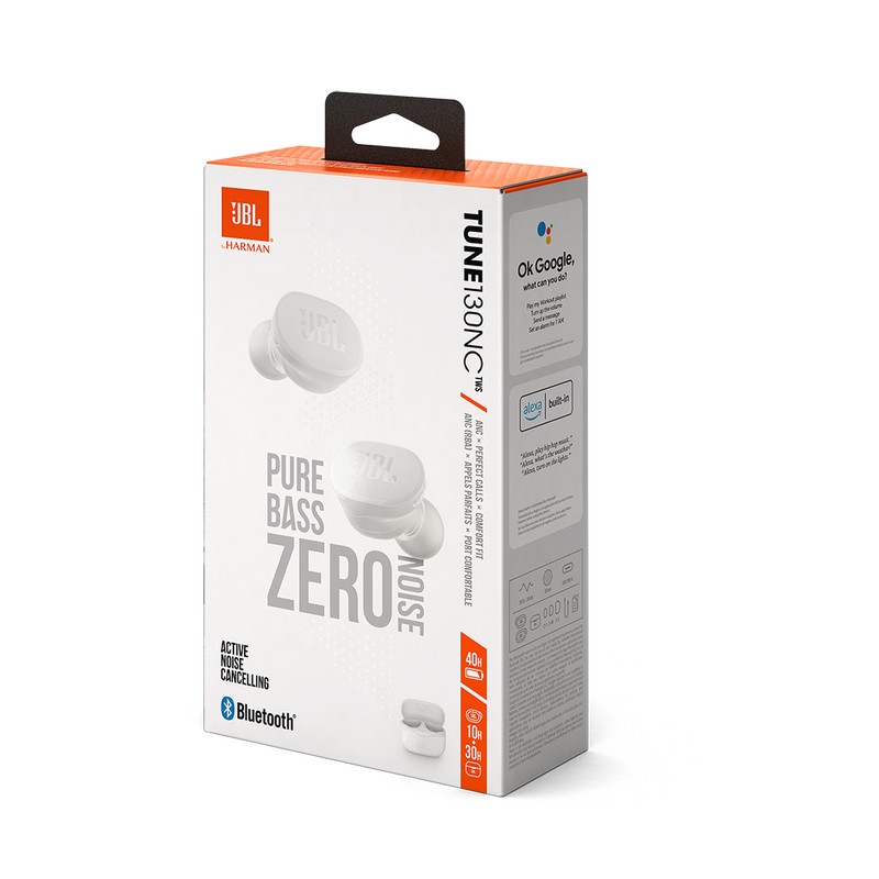 True Wireless JBL Tune 130NC White