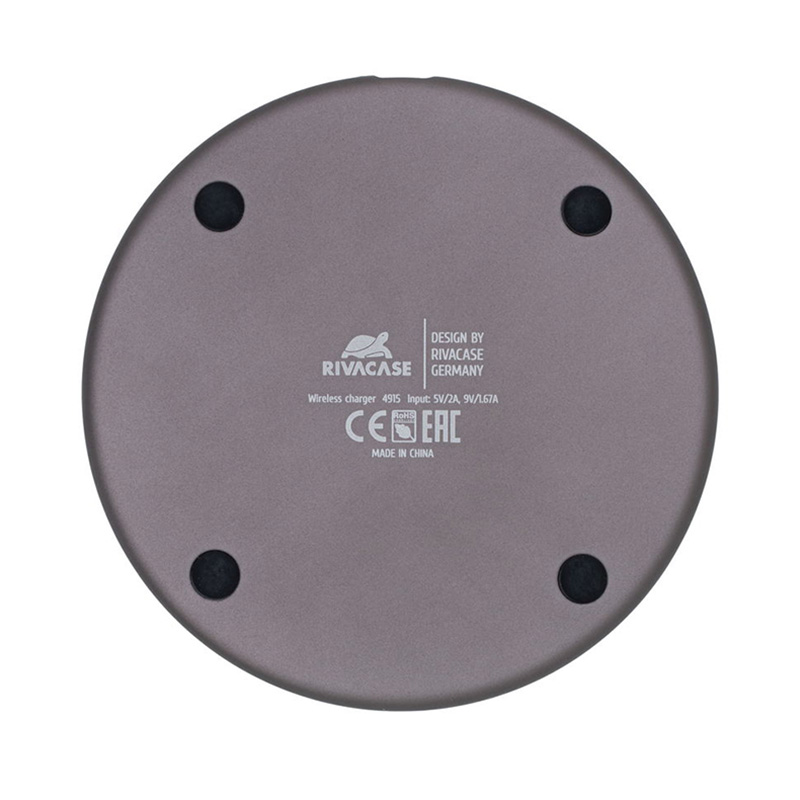 Wireless Charger Rivacase VA4915 BL3, 10W, Blue Fabric