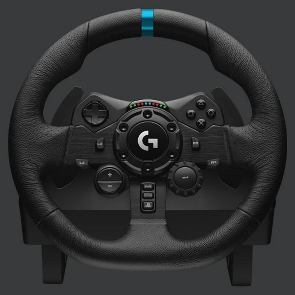 Игровой руль Logitech G923, Чёрный