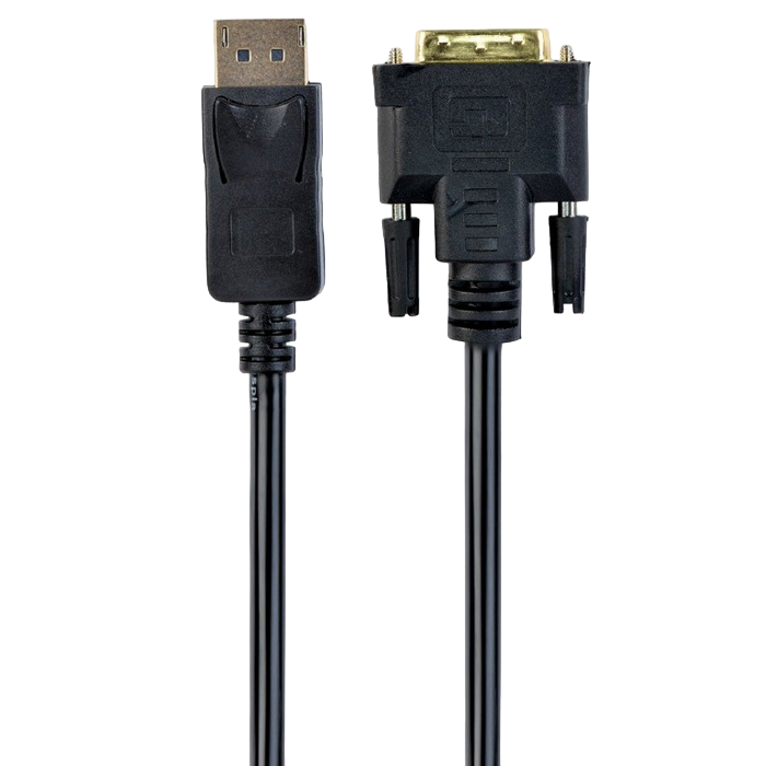 Cablu Video Cablexpert CC-DPM-DVIM-3M, DisplayPort (M) - DVI-D (M), 3m, Negru