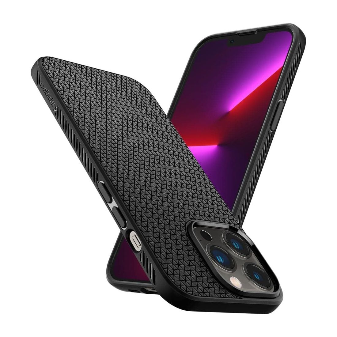 Spigen iPhone 13 Pro, Liquid Air, Matte Black
