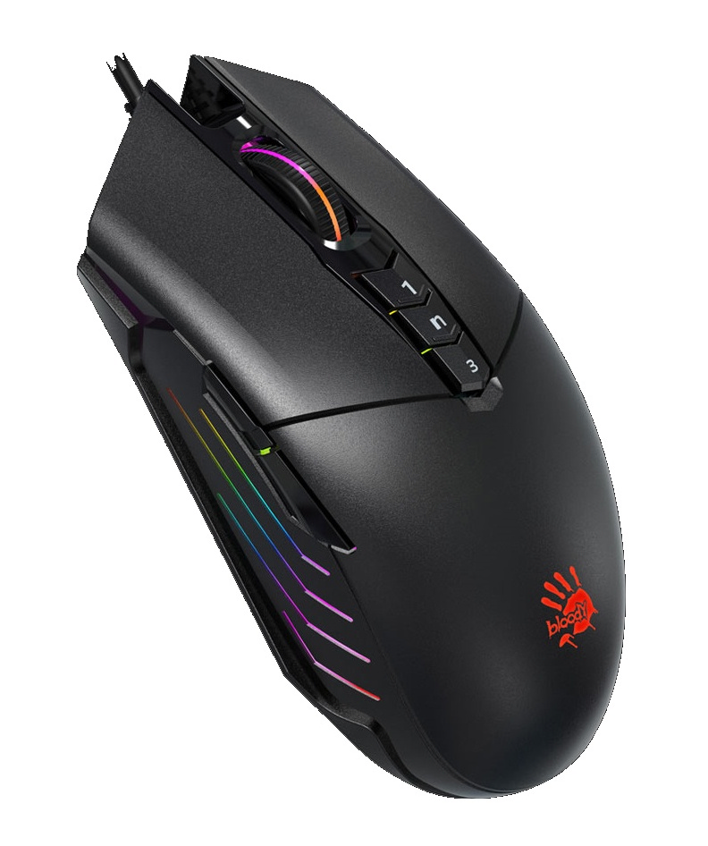 Игровая мышь Bloody P91s, Чёрный