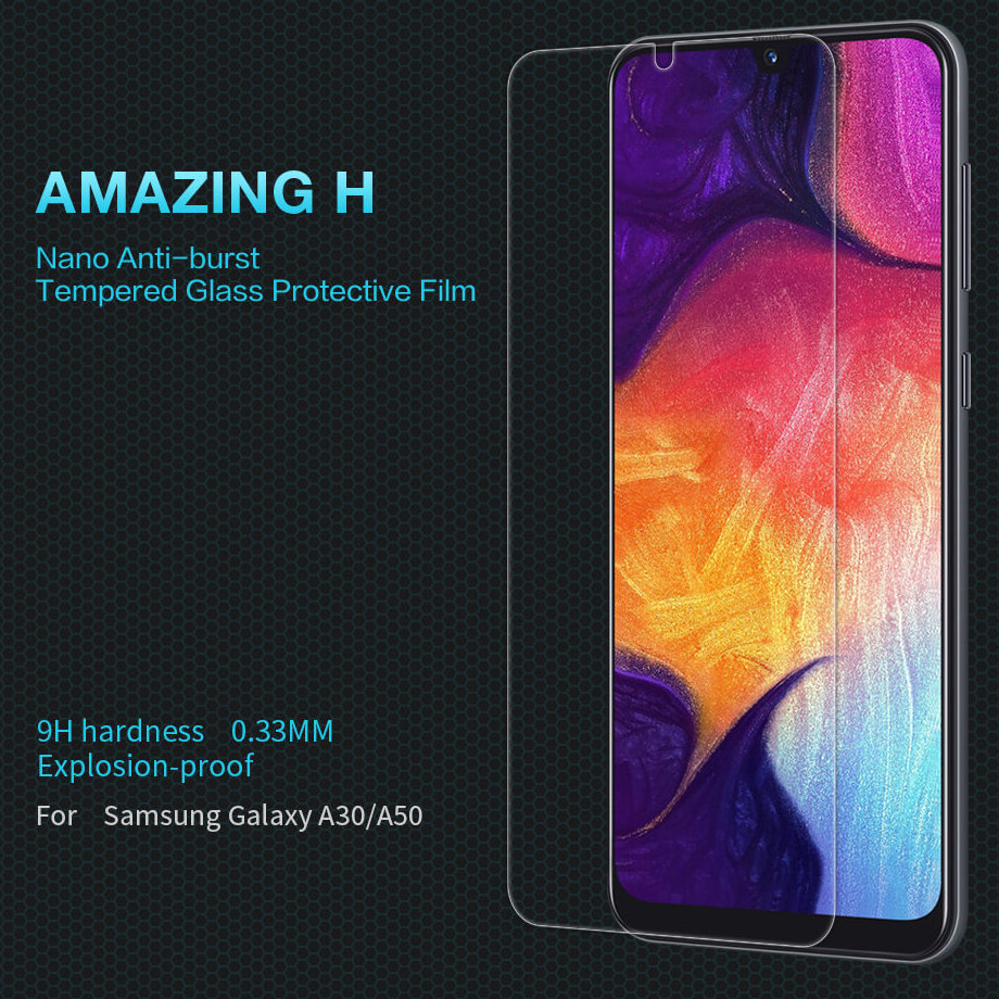 Nillkin SAM. Gal. A20/A30/A50/M30s, Tempered Glass, Transparent