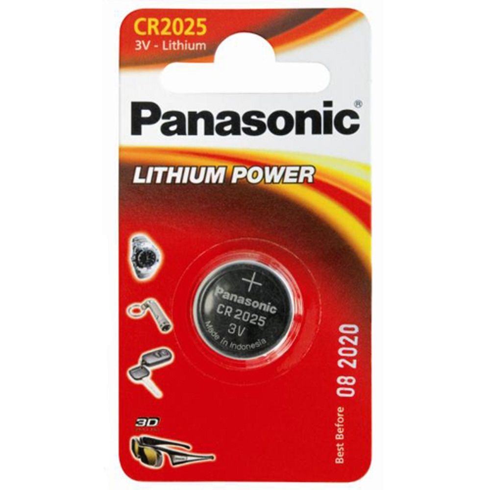 Baterii rotunde Panasonic CR-2025EL, CR2025, 1buc.